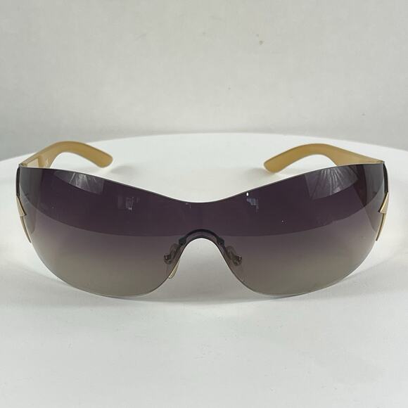 Prada SPR-72G Vintage Glam Y2k Star Mask Shield Sunglasses - Picture 2 of 15